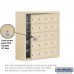 Salsbury Cell Phone Storage Locker - with Front Access Panel - 5 Door High Unit (8 Inch Deep Compartments) - 20 A Doors (19 usable) - Sandstone - Surface Mounted - Master Keyed Locks